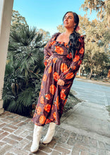 Winnie Floral Maxi Dress | Wine