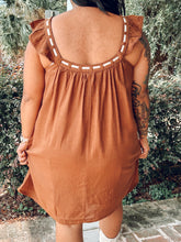 Sweet Ribbon Dress | Brown