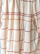 Plaid Ruffle Mini Dress | Cream