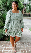 Envy Boho Smocked Dress | Green