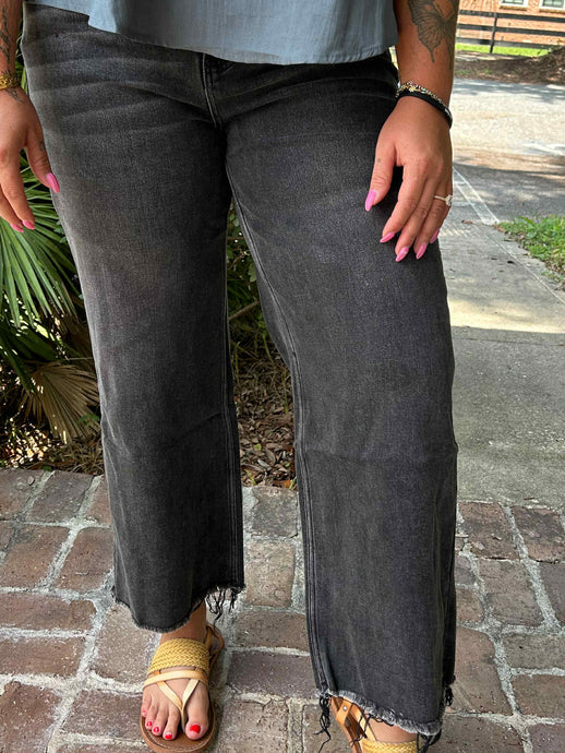 Raven Washed Black Denim