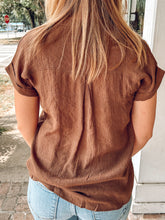 Textured  Button Blouse | Coco