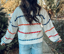 Jolly Striped Sweater | Cream