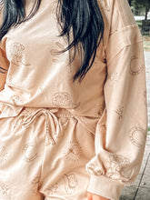 Western Print Lounge Set | Taupe