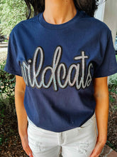 Wildcat Sparkle Tee | Navy
