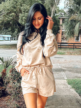 Western Print Lounge Set | Taupe
