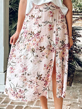 Awaken Floral Midi Skirt | Pink