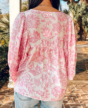 Peony Wave Top | Blush