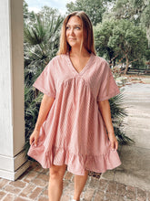 Parade Tiered Dress | Faded Red