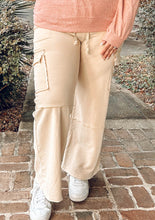 Mineral Wash Cargo Pant | Cream