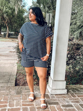 Perfect Prep Striped Set | Navy