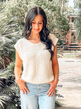 Knit Sweater Vest | Vanilla