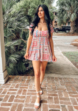 Floral Boho Romper | Cream Multi