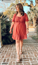 Serenity Curvy Dress | sunset