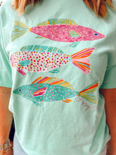 Rainbow Fish Tee | Honeydew