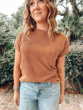 Ribbed Top with Pockets | Antique Coco