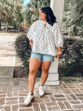Dreaming Dot Top | Navy White