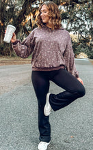 Floral Relaxed Hoodie | Plum