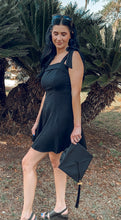 Future Square Neckline Dress | Black