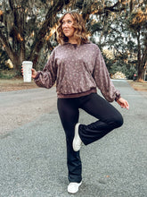 Floral Relaxed Hoodie | Plum