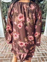 Dreamy Floral Tiered Dress | Brown