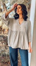 Far Away Oversize Babydoll Top | Grey