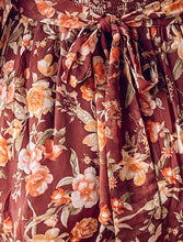 Sweetheart Floral Dress | Burgundy