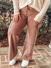 Mineral Wash Cargo Pant | Faded Plum