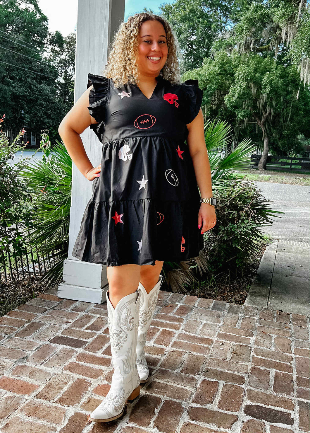 Perfect Georgia Gameday Dress | Black Large Perfect Georgia Gameday Dress | Black Large