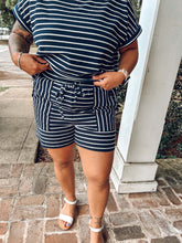 Perfect Prep Striped Set | Navy