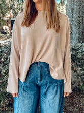 Oversized Mineral Waffle Knit | Taupe