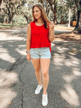Firecracker Tie Tank | Red
