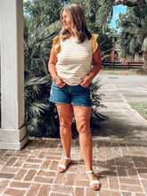 Port Honey Striped Top | Honey
