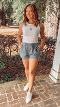 Washed Dolphin Shorts | Blue