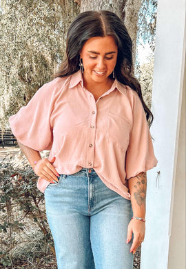 Bubble Airflow Top | Blush