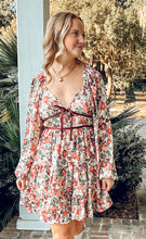 Tea Fall Floral Dress | Cream