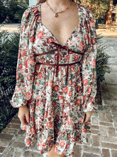 Tea Fall Floral Dress | Cream