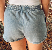Washed Dolphin Shorts | Blue