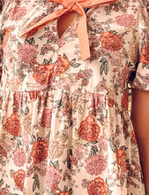 Kate Floral Bow Peplum Top