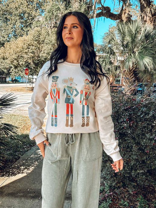Nutcracker Sweatshirt | Cream