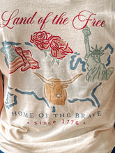 Land Of The Free Tee | Cream