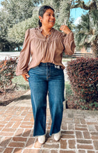 Pleasantly Coco Tie Top
