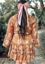 Annie Floral Collared Dress | Brown