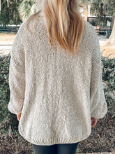 Patch Pocket Chenille Cardigan | Sand