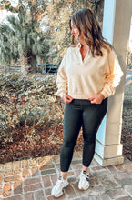 Collared Sweatshirt | Cream