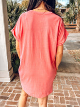 Cotton Tee Dress | Taffy Pink