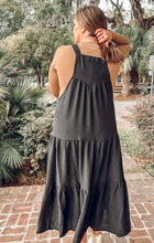 Stroll Overall Midi Dress | Black