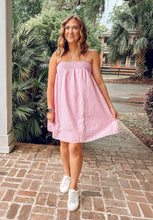 Boardwork Striped Mini Dress | Pink