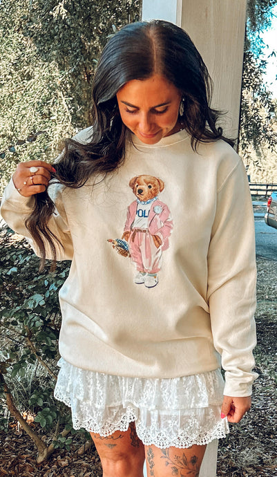 Sweet Bear Sweatshirt | Cream