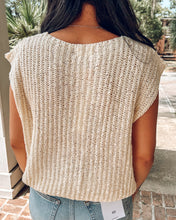 Knit Sweater Vest | Vanilla